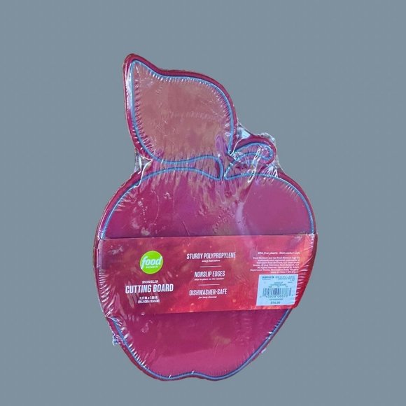 Food Network Apple Shape Cutting Board - Picture 3 of 10